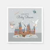 Harry Potter | Hogwarts Castle Baby Shower Serviette (Vorderseite)