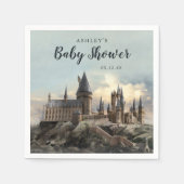 Harry Potter | Hogwarts Castle Baby Shower Serviette (Vorderseite)