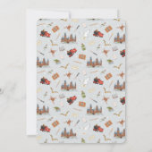 Harry Potter | Hogwarts Castle Baby Sprinkle Einladung (Rückseite)