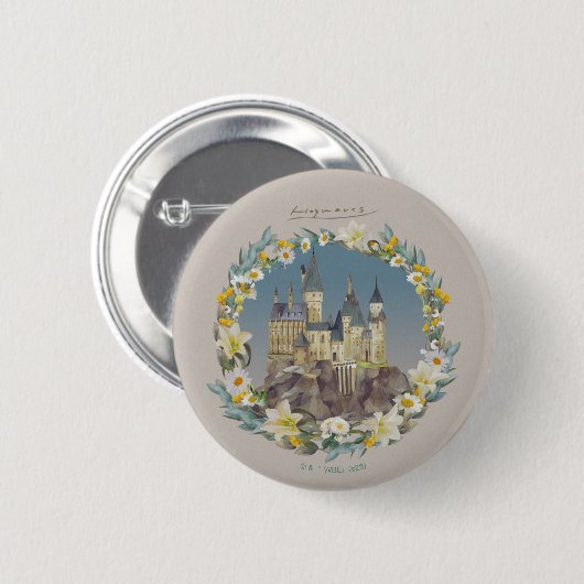 HARRY POTTER™ | HOGWARTS™ CASTLE BUTTON (Vorne & Hinten)
