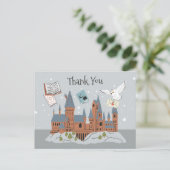 Harry Potter | Hogwarts Castle Danke Postkarte (Stehend Vorderseite)