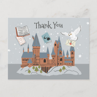 Harry Potter | Hogwarts Castle Danke Postkarte