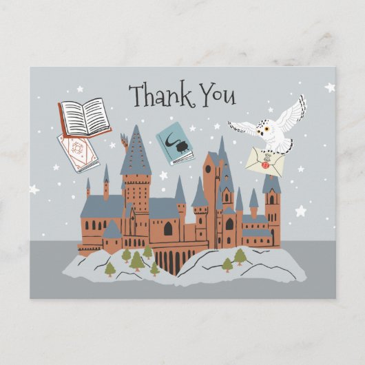 Harry Potter | Hogwarts Castle Danke Postkarte (Vorderseite)