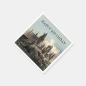 Harry Potter | Hogwarts Castle Daytime Serviette (Ecke)