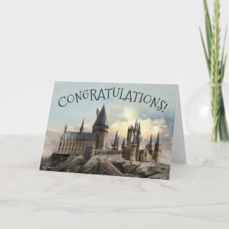 Harry Potter Hogwarts Castle Glückwunsch Karte