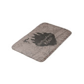 Harry Potter | HOGWARTS™ Castle Marauder's Map Badematte (Schrägansicht)