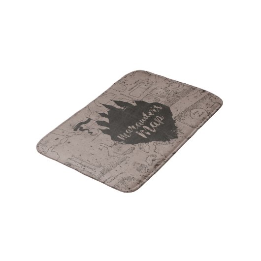 Harry Potter | HOGWARTS™ Castle Marauder's Map Badematte (Schrägansicht)