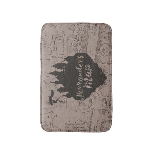 Harry Potter | HOGWARTS™ Castle Marauder's Map Badematte (Vorderseite Vertikal)