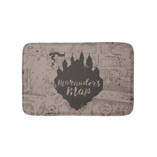 Harry Potter | HOGWARTS™ Castle Marauder's Map Badematte (Vorderseite)