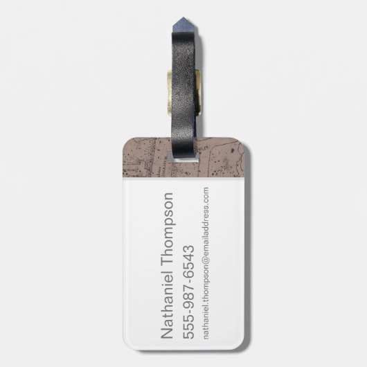 Harry Potter | HOGWARTS™ Castle Marauder's Map Gepäckanhänger (Rückseite vertikal)