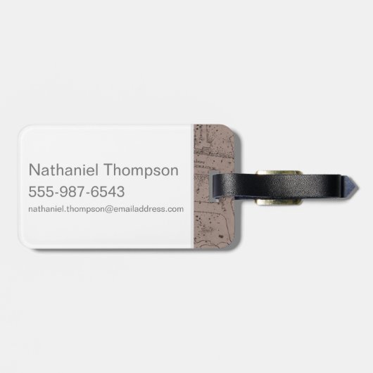 Harry Potter | HOGWARTS™ Castle Marauder's Map Gepäckanhänger (Rückseite horizontal)