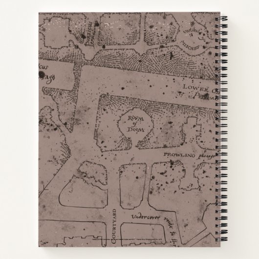 Harry Potter | HOGWARTS™ Castle Marauder's Map Notizblock (Rückseite)