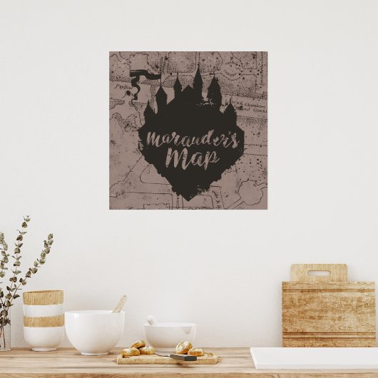 Harry Potter | HOGWARTS™ Castle Marauder's Map Poster (Küche)
