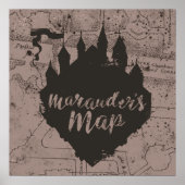 Harry Potter | HOGWARTS™ Castle Marauder's Map Poster (Vorne)