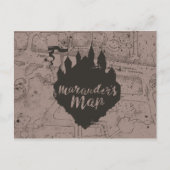Harry Potter | HOGWARTS™ Castle Marauder's Map Postkarte (Vorderseite)