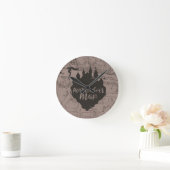Harry Potter | HOGWARTS™ Castle Marauder's Map Runde Wanduhr (Zuhause)
