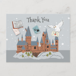 Harry Potter | Hogwarts Castle Thank You Postkarte