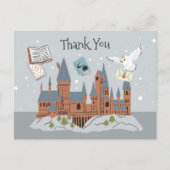 Harry Potter | Hogwarts Castle Thank You Postkarte (Vorderseite)