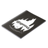 Harry Potter | HOGWARTS™ Castle Typografy Notizblock (Linke Seite)