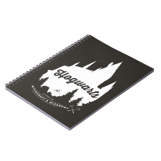 Harry Potter | HOGWARTS™ Castle Typografy Notizblock (Linke Seite)