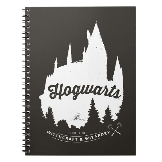 Harry Potter | HOGWARTS™ Castle Typografy Notizblock (Vorderseite)