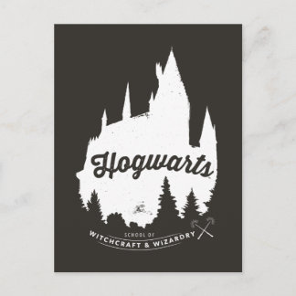 Harry Potter | HOGWARTS™ Castle Typografy Postkarte