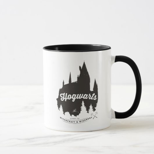 Harry Potter | HOGWARTS™ Castle Typografy Tasse (Rechts)