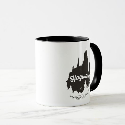 Harry Potter | HOGWARTS™ Castle Typografy Tasse (VorderseiteRechts)