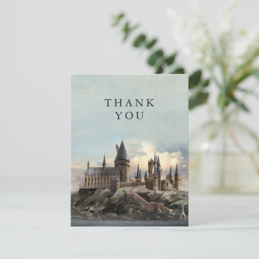 Harry Potter Hogwarts Castle Vielen Dank Dankeskarte (Stehend Vorderseite)