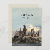 Harry Potter Hogwarts Castle Vielen Dank Dankeskarte (Vorne/Hinten)