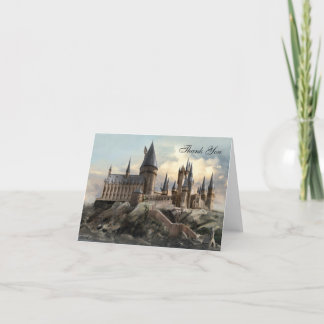 Harry Potter Hogwarts Castle Vielen Dank Dankeskarte