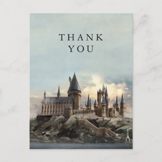 Harry Potter Hogwarts Castle Vielen Dank Postkarte (Vorderseite)