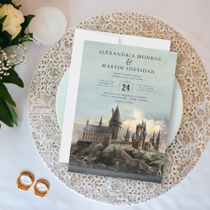 Harry Potter   Hogwarts Castle Wedding Einladung