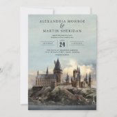 Harry Potter | Hogwarts Castle Wedding Einladung (Vorderseite)