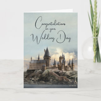 Harry Potter | Hogwarts Castle Wedding Karte