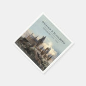 Harry Potter | Hogwarts Castle Wedding Serviette (Ecke)