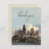 Harry Potter Hogwarts Castle Wedding Vielen Dank Dankeskarte (Vorne/Hinten)