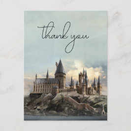 Harry Potter Hogwarts Castle Wedding Vielen Dank Postkarte
