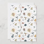 Harry Potter | Hogwarts Crest Baby Shower Einladung (Rückseite)