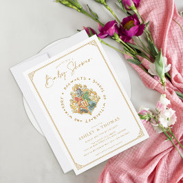 Harry Potter | Hogwarts Crest Baby Shower Einladung