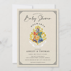 Harry Potter   Hogwarts Crest Baby Shower Invitati Einladung