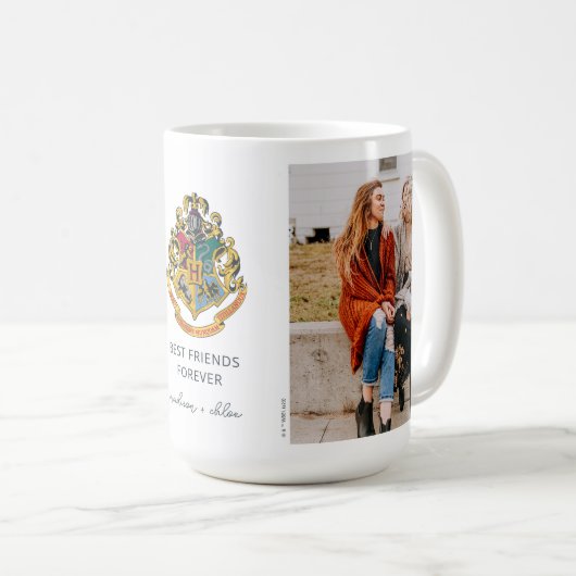 Harry Potter | Hogwarts Crest - Beste Freunde Kaffeetasse (VorderseiteRechts)