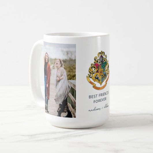 Harry Potter | Hogwarts Crest - Beste Freunde Kaffeetasse (Vorderseite Links)