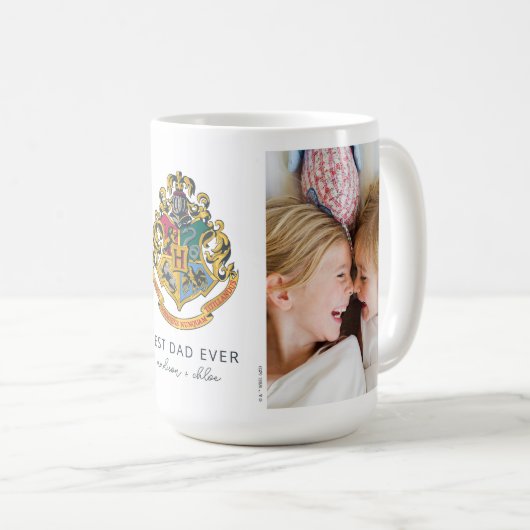 Harry Potter | Hogwarts Crest - Bester Vater je Kaffeetasse (VorderseiteRechts)