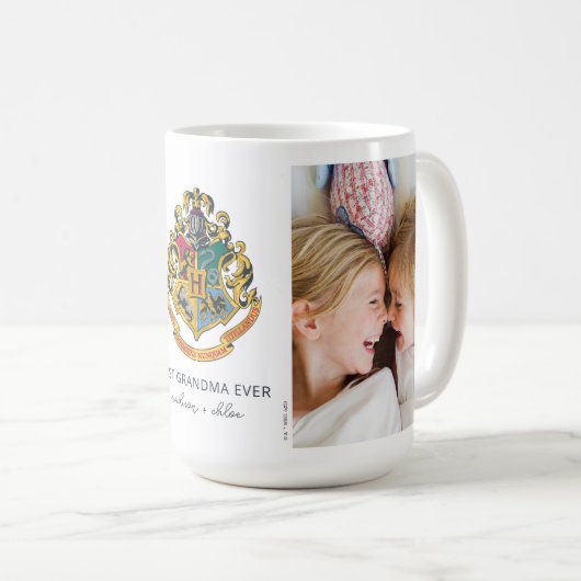 Harry Potter | Hogwarts Crest - Bestes Grandma Kaffeetasse (VorderseiteRechts)