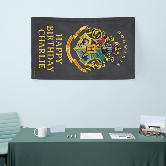 Harry Potter Hogwarts Crest Birthday Banner (Messeveranstaltung)