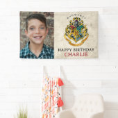 Harry Potter Hogwarts Crest Birthday Banner (Insitu)