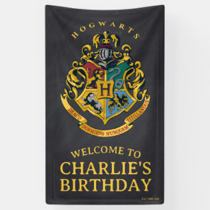 Harry Potter Hogwarts Crest Birthday Banner