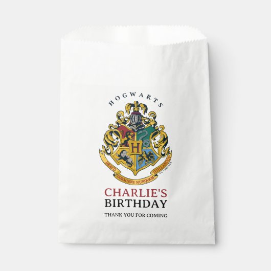 Harry Potter Hogwarts Crest Birthday Geschenktütchen (Vorderseite)
