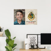 Harry Potter Hogwarts Crest Birthday Poster (Heimbüro)